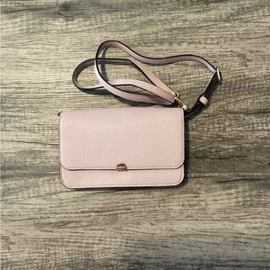 NWOT Pink Nine West Lawson Zip Around Wallet On A String